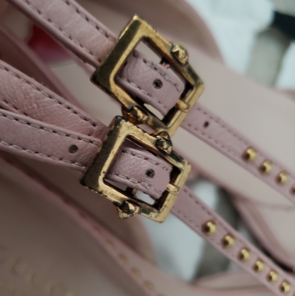 GUCCI Malaga Kid Studded Pointed Toe Unia Flats - Picture 15 of 16